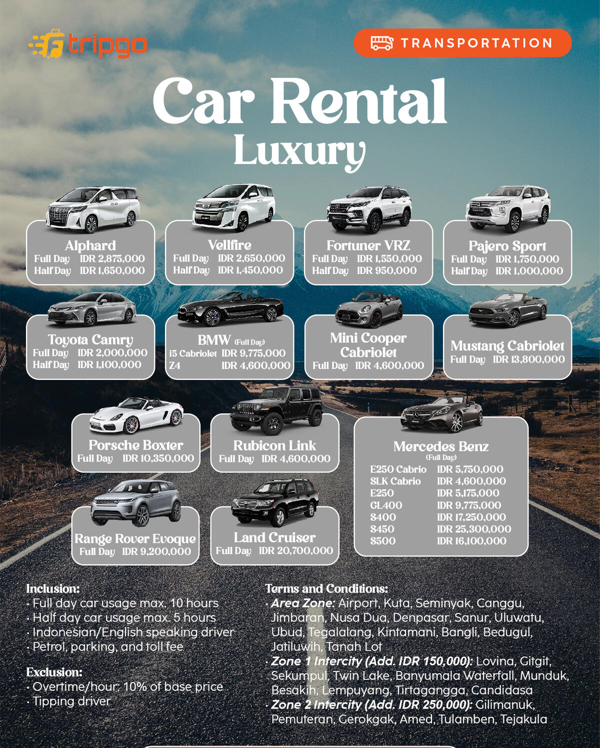 car rental bali