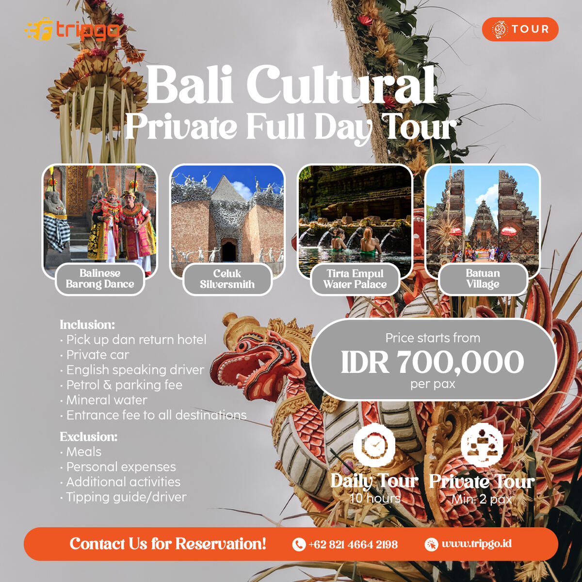 bali cultural tour