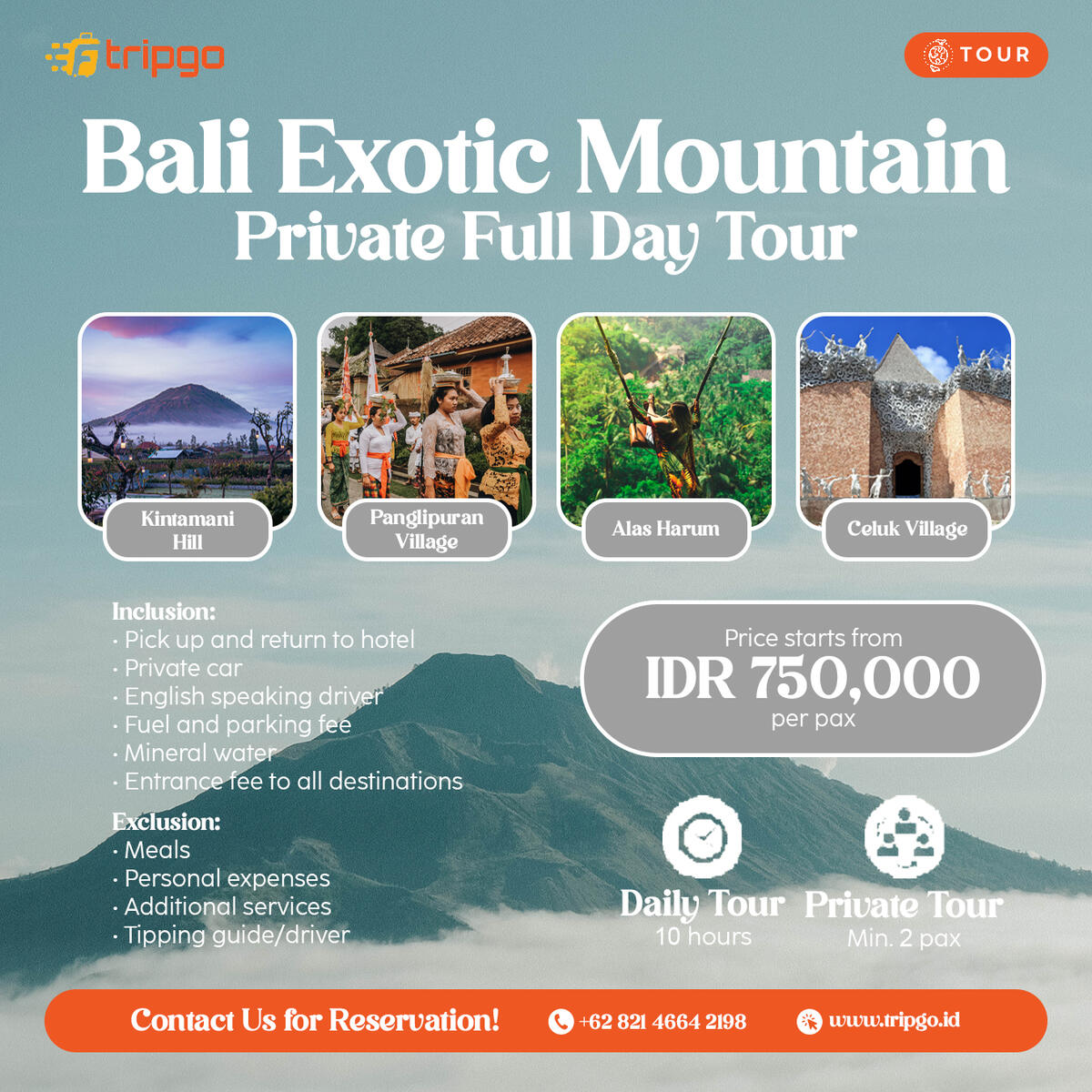 bali mountain tour