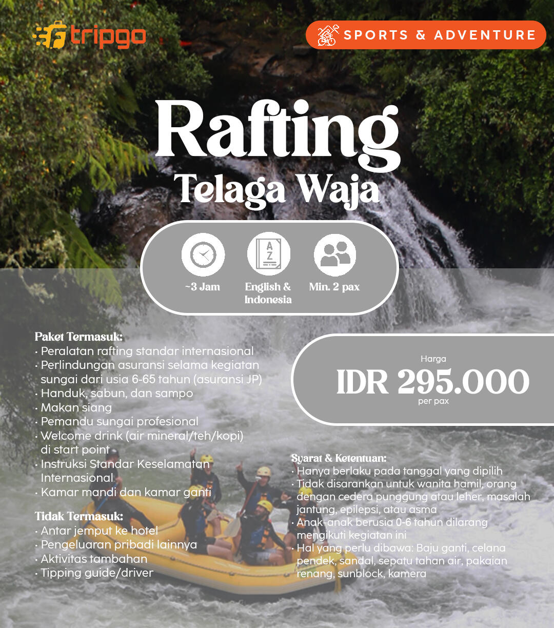 rafting telaga waja